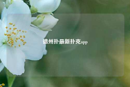 德州扑最新扑克app