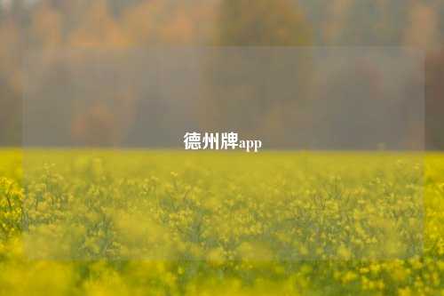 德州牌app